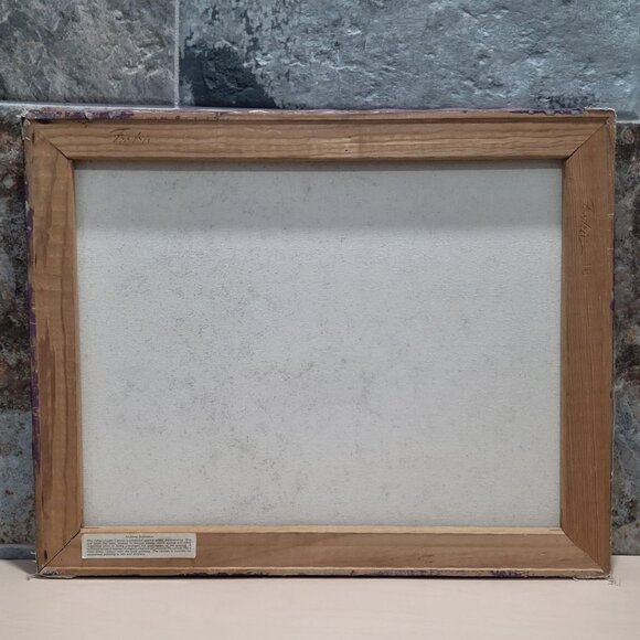 Vintage Native American Eagle Dance Canvas Painting 1994 Signed - Picture 4 of 13